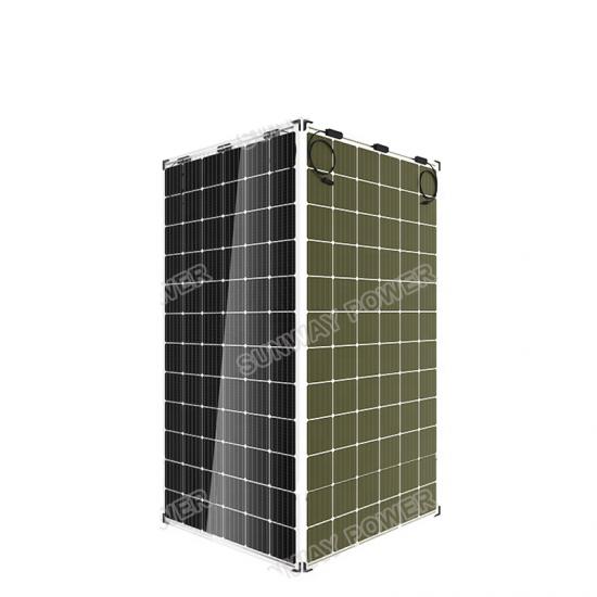 paneles solares de vidrio dual